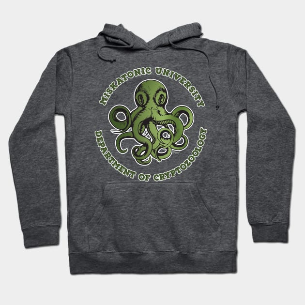 Cthulhu Tee- Cryptozoology Dept. Hoodie by KennefRiggles